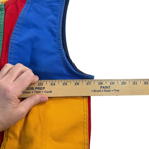 GUESS x J BALVIN Colorblocked Denim Vest vintage small - Picture 4 of 8